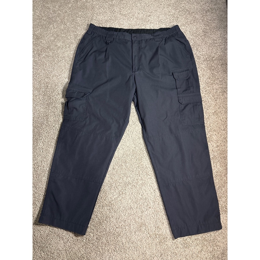 Propper Mens Tactical Cargo Pants Navy Blue Multi Pocket Work Trousers Size 48
